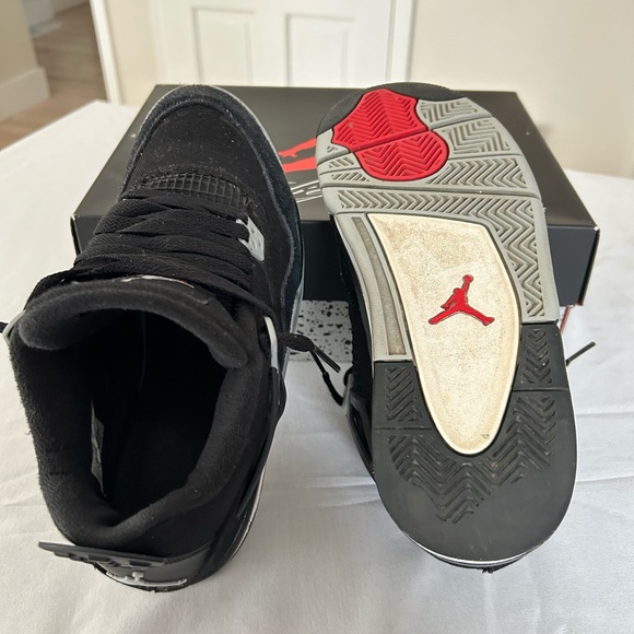 Jordan 4 Black Canvas - Picture 9 of 15